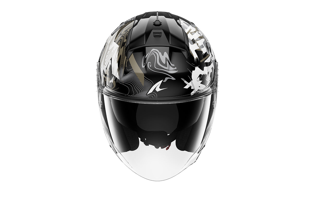 CAP SHARK SKWAL JET PRANZ PRETO/BRANCO/DOURADO (KWQ) - M -