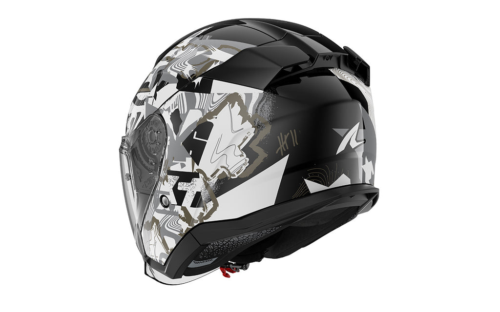 CAP SHARK SKWAL JET PRANZ PRETO/BRANCO/DOURADO (KWQ) - L -