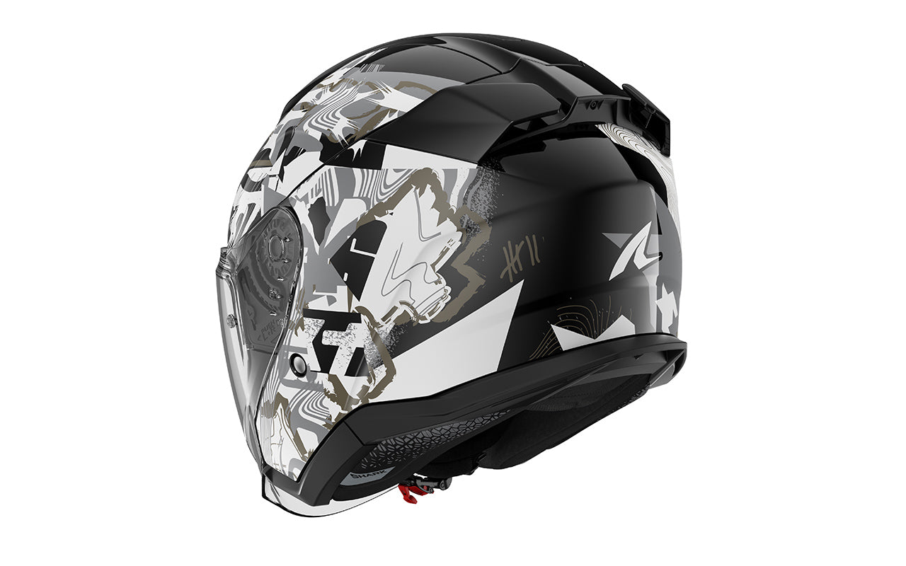CAP SHARK SKWAL JET PRANZ PRETO/BRANCO/DOURADO (KWQ) - L -