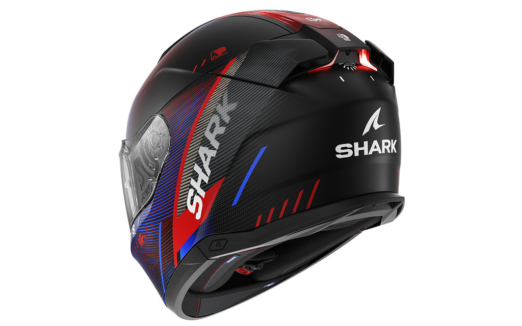 CAPACETE SHARK SKWAL i3 SPEED-TECH MAT PRETO/VERMELHO/AZUL (KRB) - L