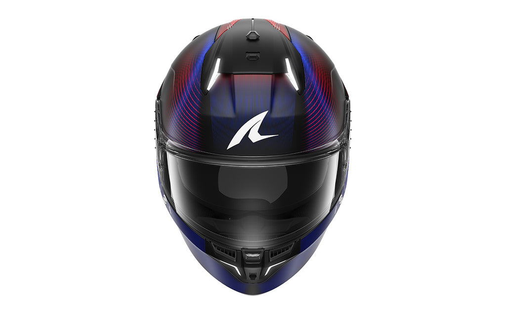 CAPACETE SHARK SKWAL i3 SPEED-TECH MAT PRETO/VERMELHO/AZUL (KRB) - M