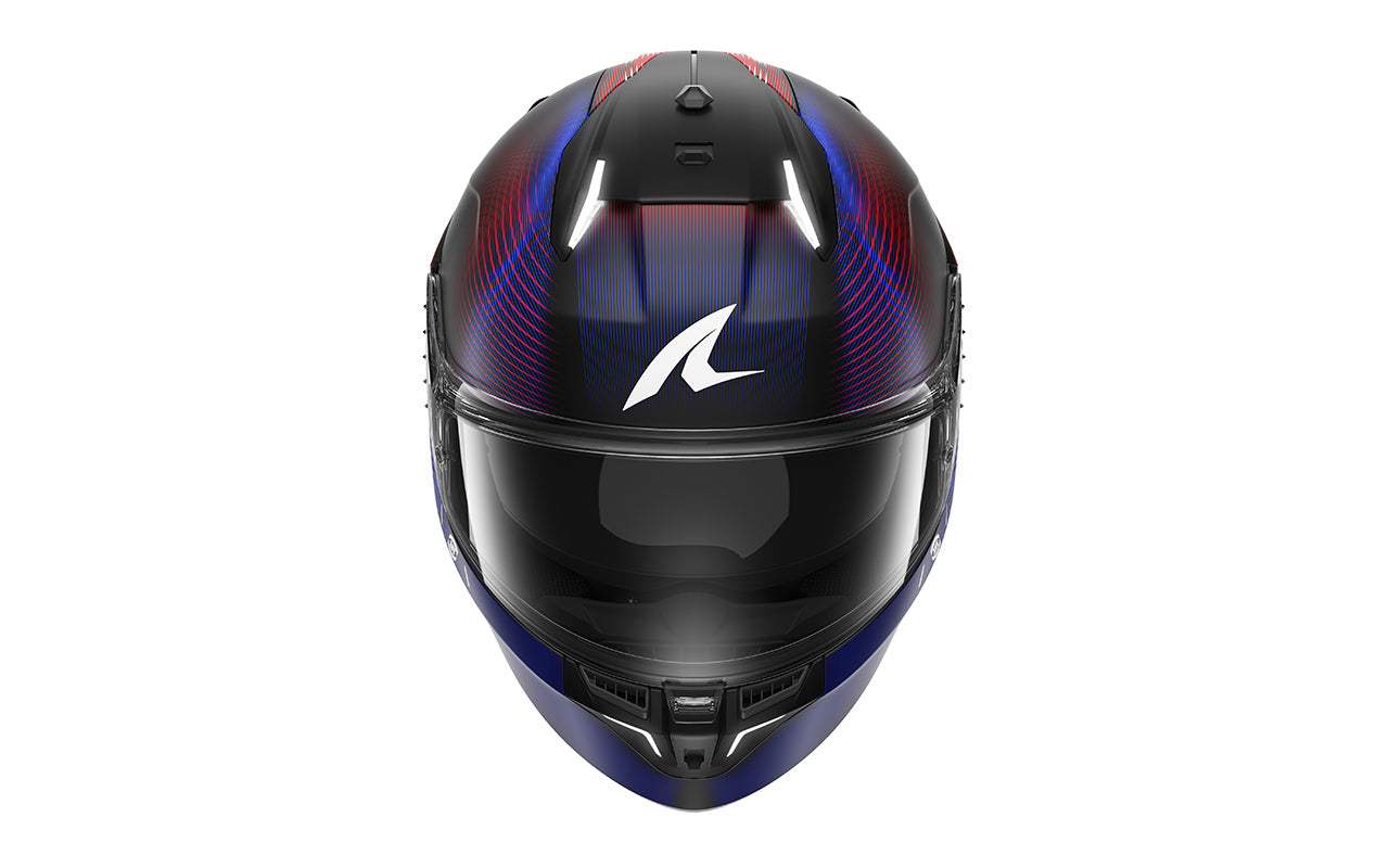 CAPACETE SHARK SKWAL i3 SPEED-TECH MAT PRETO/VERMELHO/AZUL (KRB) - M