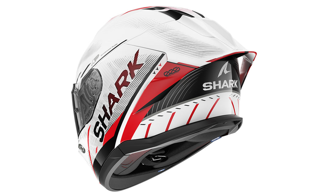 CAPACETE SHARK SKWAL CUP SPEED-TECH BRANCO/VERMELHO/PRETO (WRK) - M