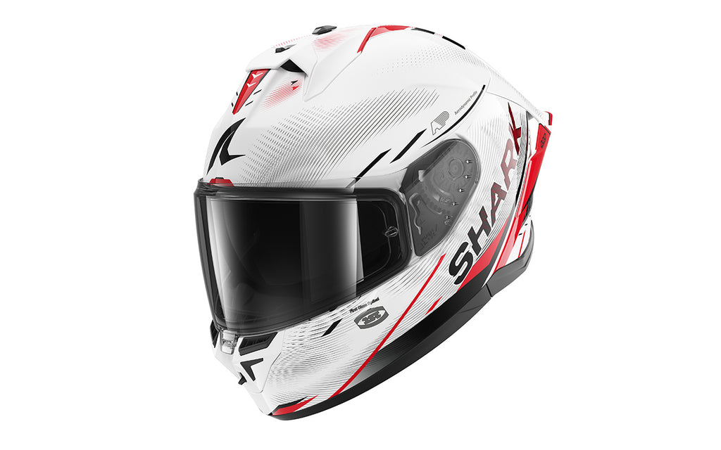 CAPACETE SHARK SKWAL CUP SPEED-TECH BRANCO/VERMELHO/PRETO (WRK) - L