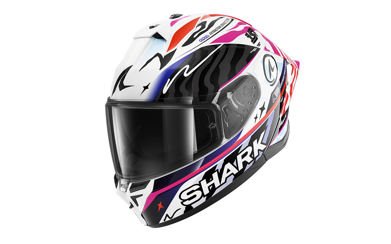 CAPACETE SHARK SKWAL CUP SPEED-FANCY BRANCO/PRETO/LARANJA (WKO) - L