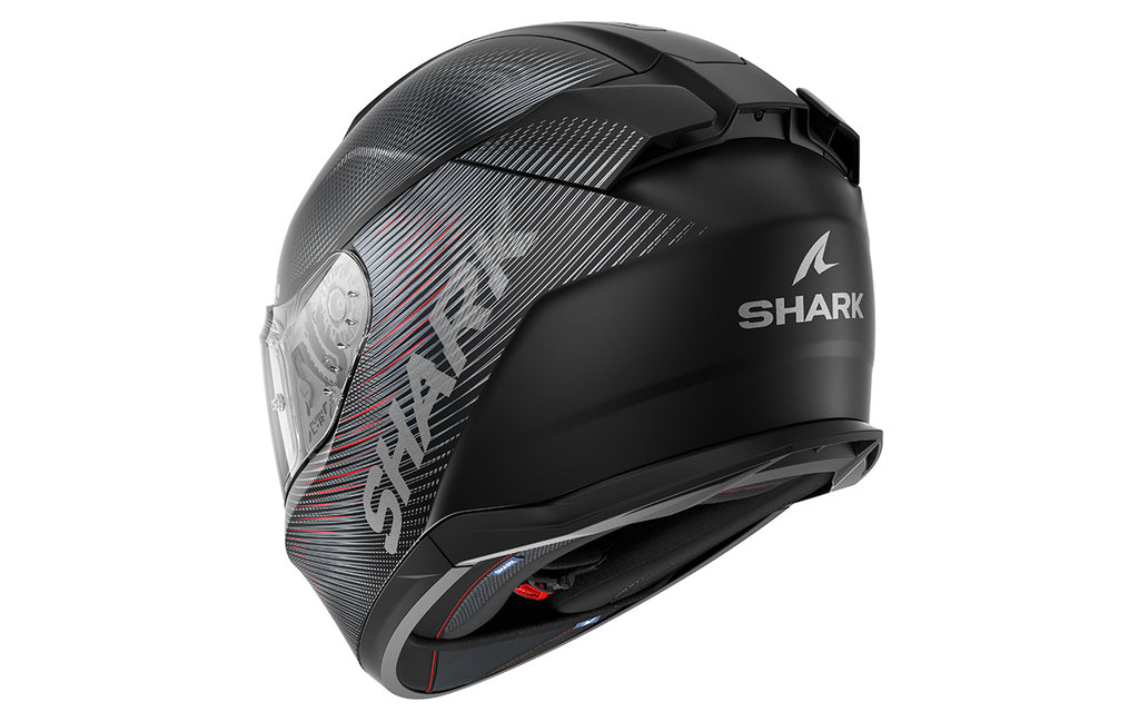 CAPACETE SHARK D-SKWAL 3 SP LYNE PRETO/ANTRACITE/VERMELHO (KAR) - L