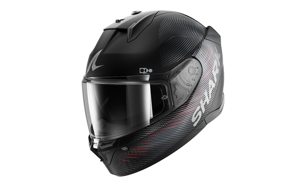 CAPACETE SHARK D-SKWAL 3 SP LYNE PRETO/ANTRACITE/VERMELHO (KAR) - M