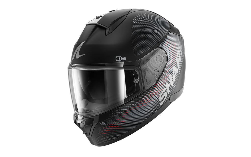 CAPACETE SHARK RIDILL 2 SP LYNE MAT PRETO/ANTRACITE (KAA) - L