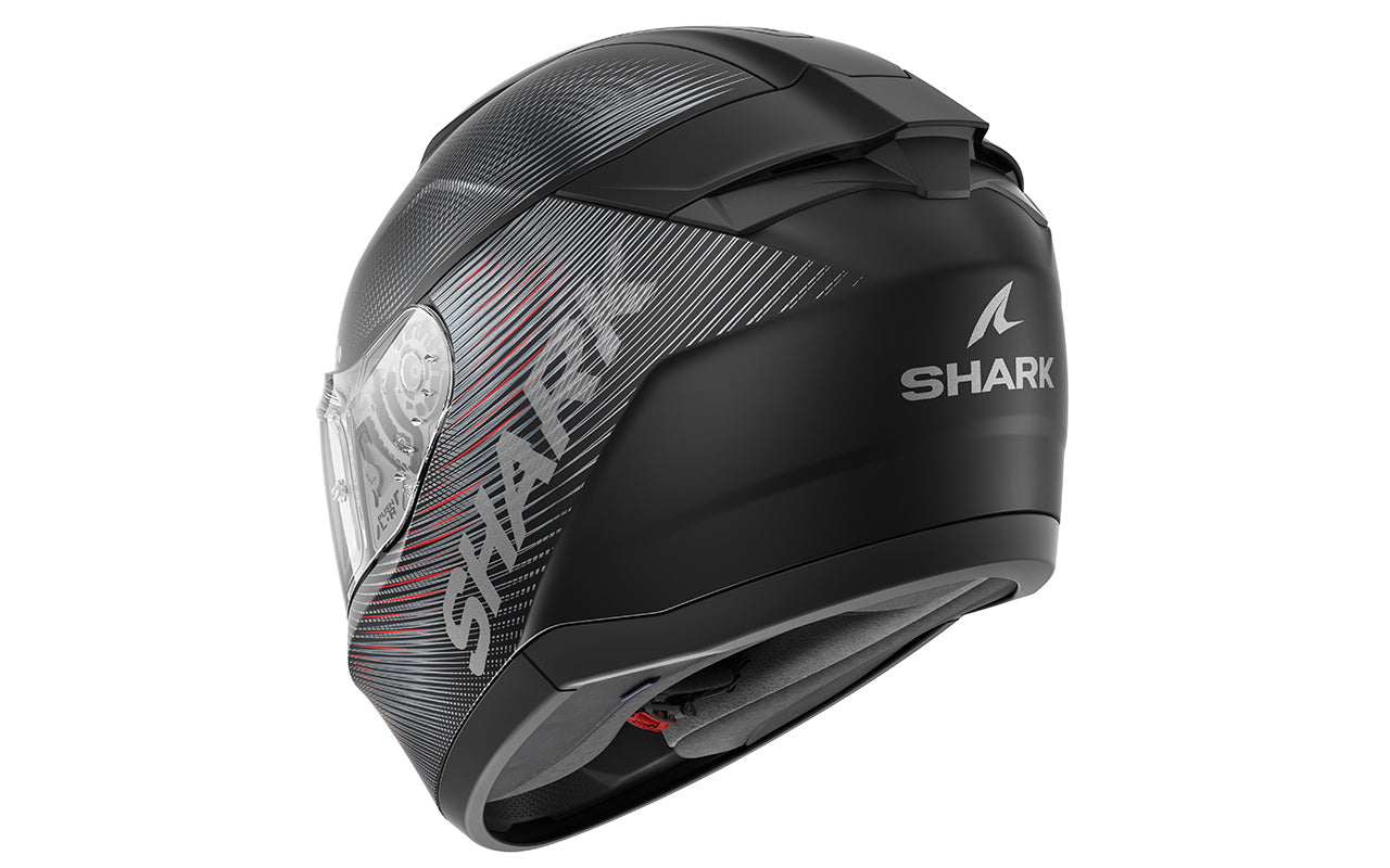 CAPACETE SHARK RIDILL 2 SP LYNE MAT PRETO/ANTRACITE (KAA) - M