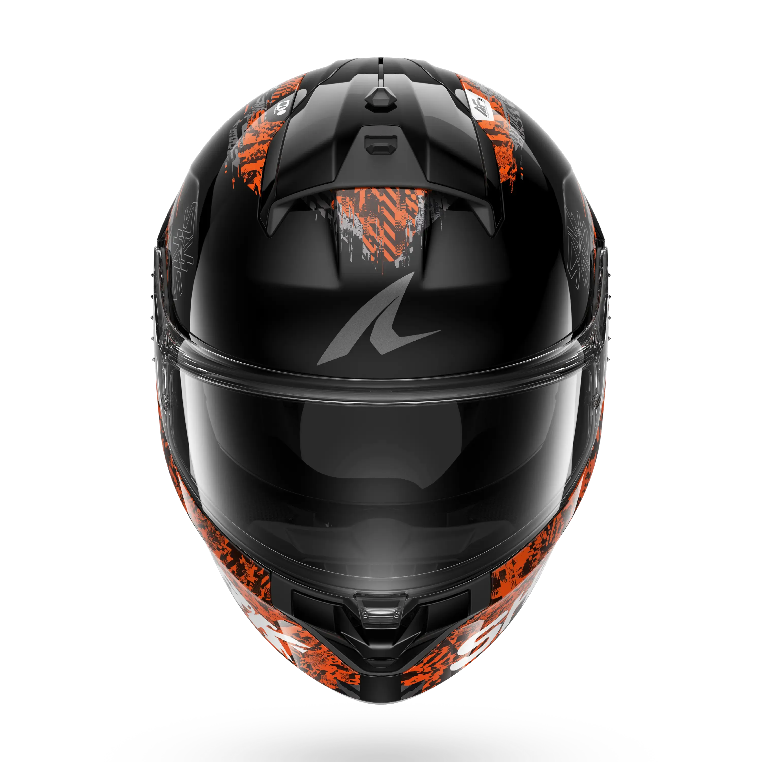 CAPACETE SHARK RIDILL 2 SPEED-VIB PRETO/ANTRACITE/LARANJA (KAO) - M