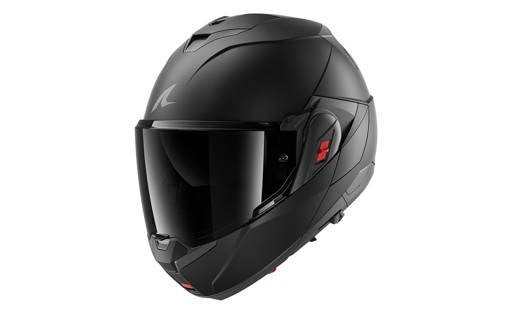 CAPACETE SHARK OXO DARK SHADOW PRETO MAT (KMA) - S