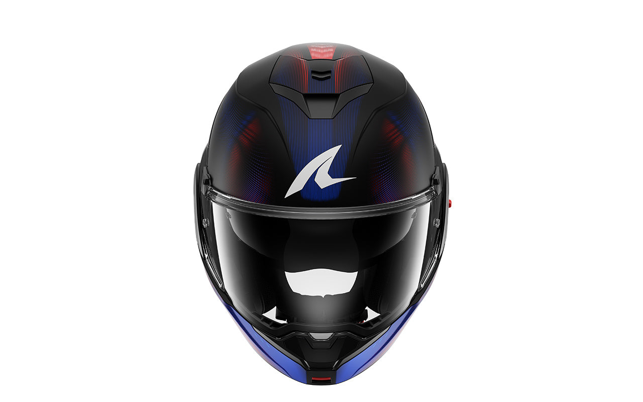 CAPACETE SHARK OXO SPEED-TECH MAT PRETO/AZUL/VERMELHO (KBR) - L