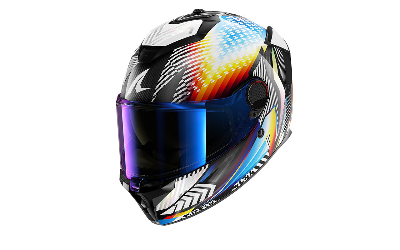 CAPACETE SHARK SPARTAN GT PRO CARBON STHYR CARB/BRC/CRO (DWU) - M
