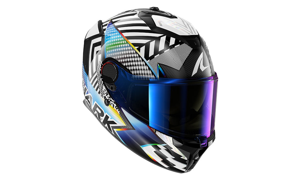 CAPACETE SHARK SPARTAN GT PRO CARBON STHYR CARB/BRC/CRO (DWU) - M