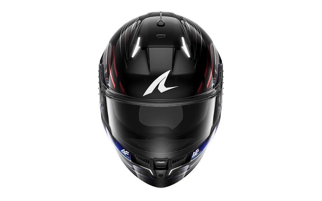 CAPACETE SHARK SKWAL i3 LIGHT-BLUR PRT/VRM/AZL (KRB) - L