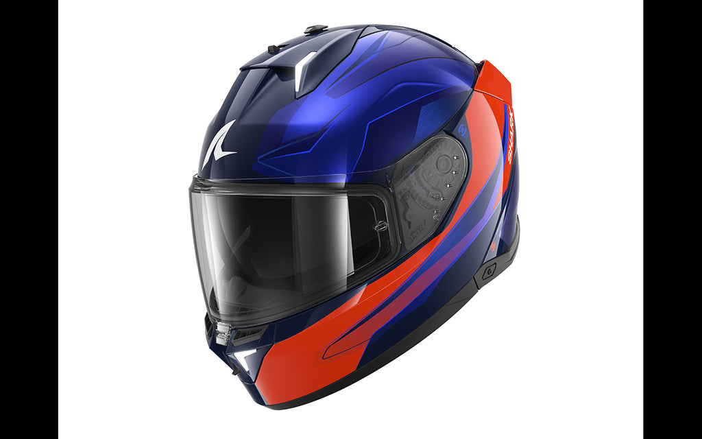 CAPACETE SHARK SKWAL i3 MEKARIUM AZUL/LARANJA/AZUL (BOB) - L