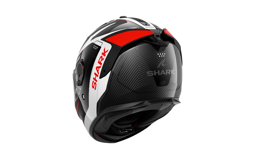 CAPACETE SHARK SPARTAN GT PRO MEKARIUM CARBON/PRATA/VERMELHO (DSR) - XL