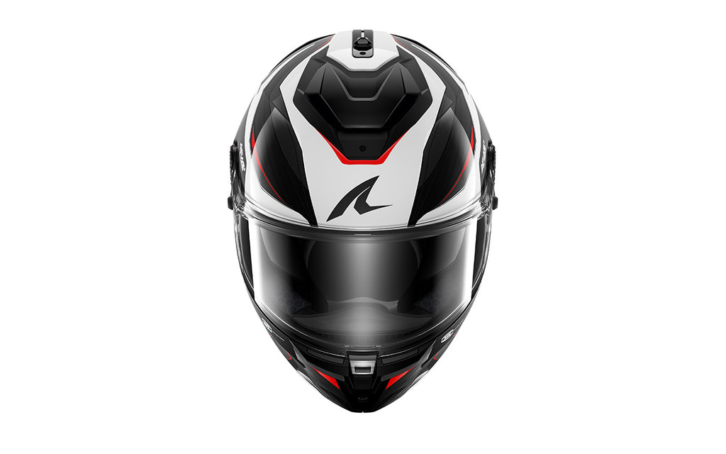 CAPACETE SHARK SPARTAN GT PRO MEKARIUM CARBON/PRATA/VERMELHO (DSR) - XL