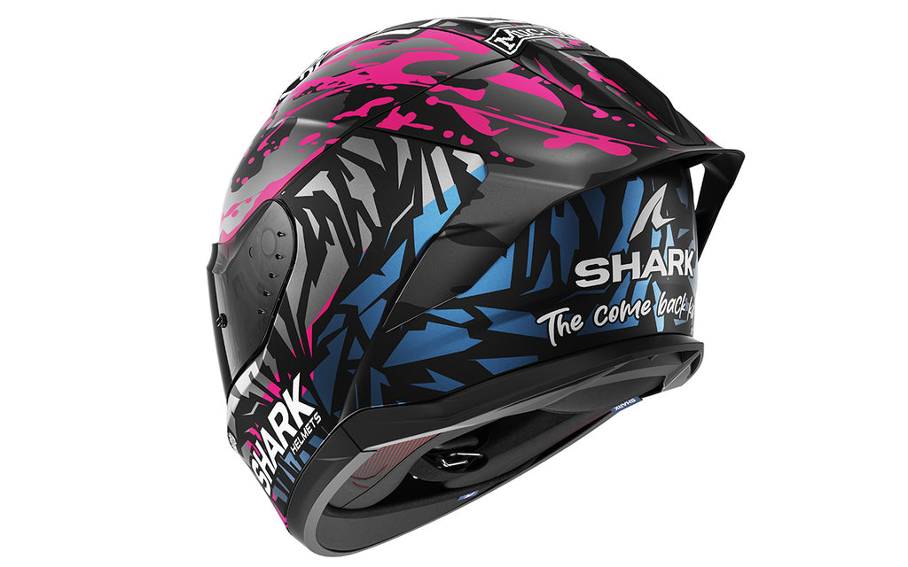 CAPACETE SHARK SKWAL CUP REPLICA REDDING PRETO/VIOLETA/AZUL (KVB) - XL