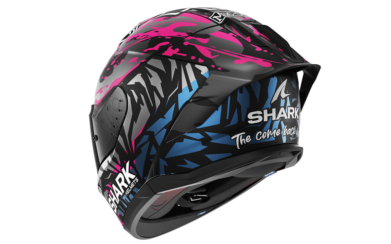 CAPACETE SHARK SKWAL CUP REPLICA REDDING PRETO/VIOLETA/AZUL (KVB) - XL