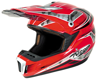 CAP NITRO MX422 VERM/PRT/PRATA - S  (06)
