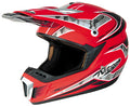 CAP NITRO MX422 VERM MAT/PRT/PRATA - S  (44)