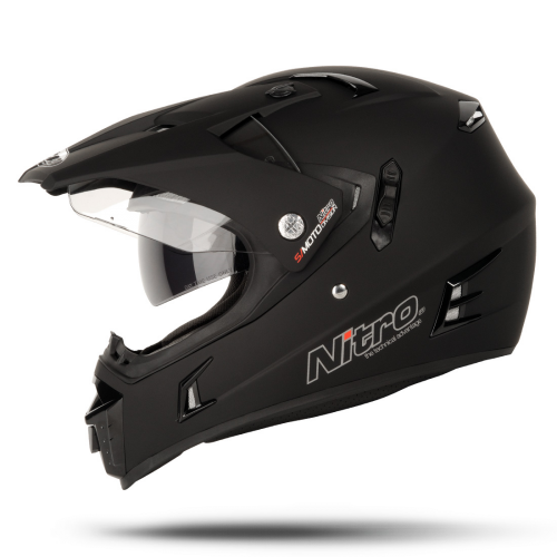CAP NITRO MX650 DVS PRETO MAT (02) - M