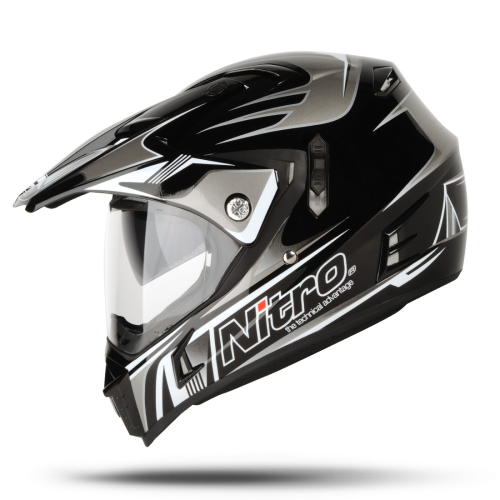 CAP NITRO MX650 DVS ION PRT/CINZA/BRC (10) - M
