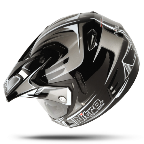 CAP NITRO MX650 DVS ION PRT/CINZA/BRC (10) - M