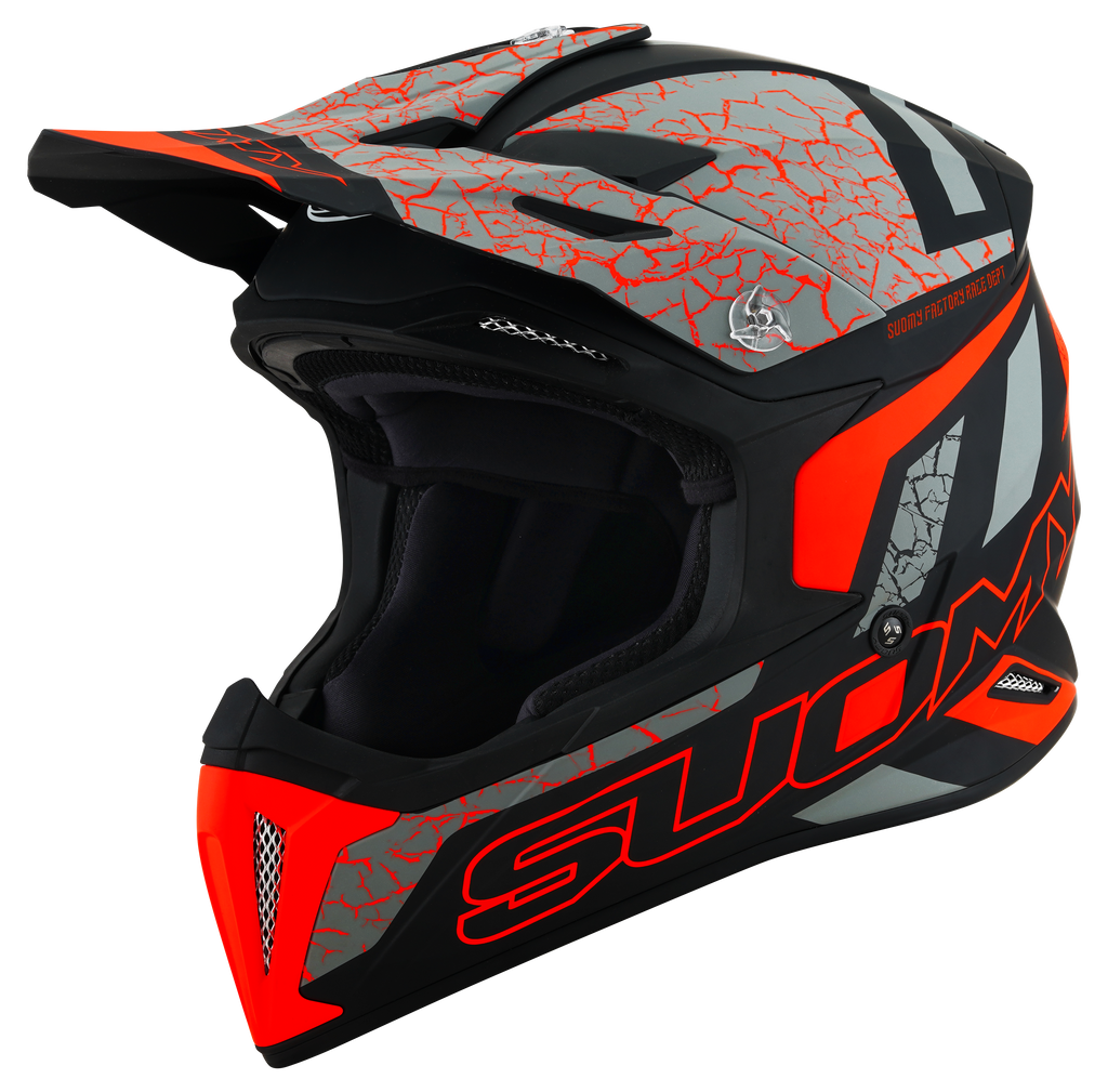CAPACETE SUOMY X-WING REEL MAT LARANJA FLUO- M