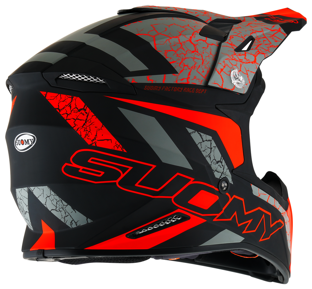 CAPACETE SUOMY X-WING REEL MAT LARANJA FLUO- M