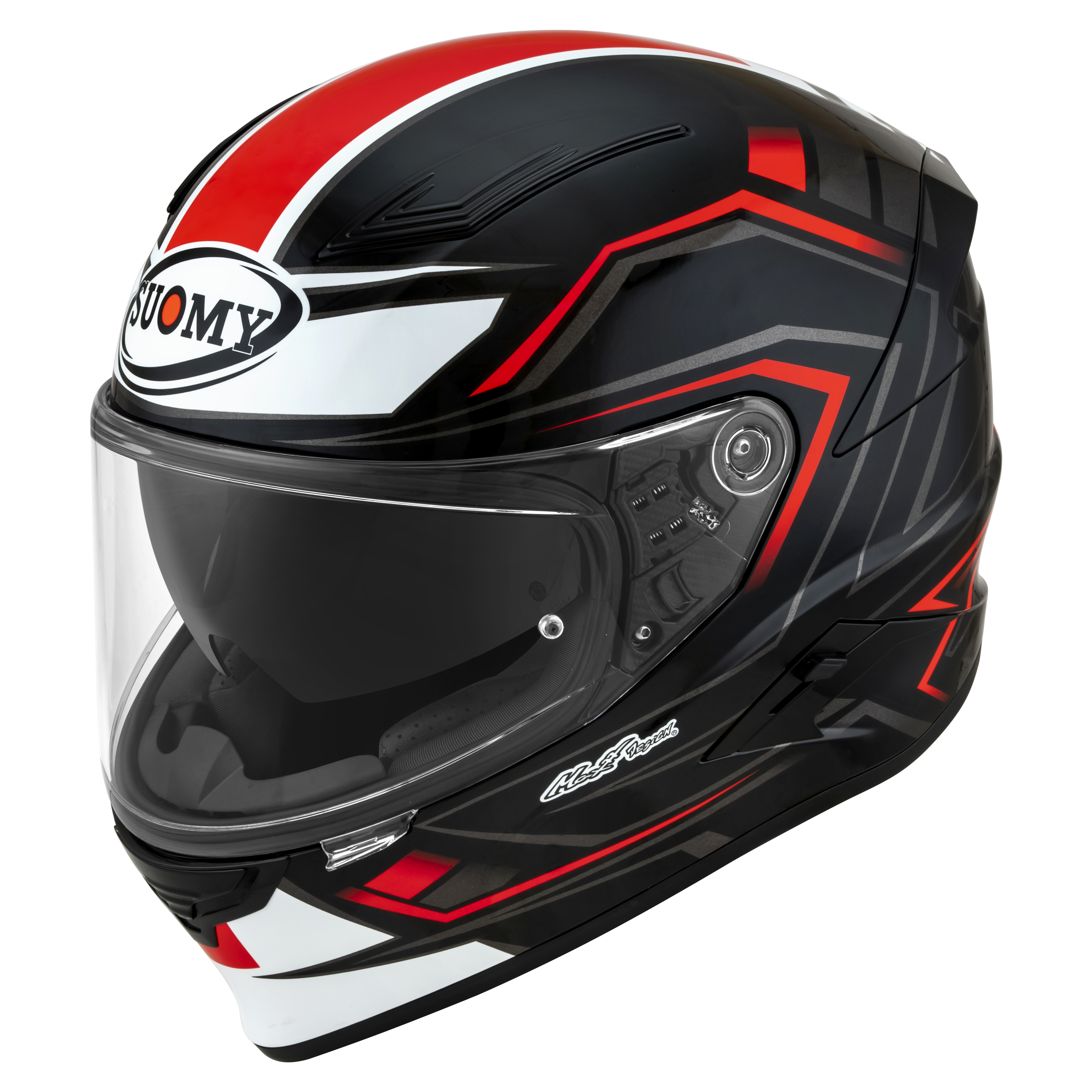 CAPACETE SUOMY SPEEDSTAR GLOW VERMELHO - M -