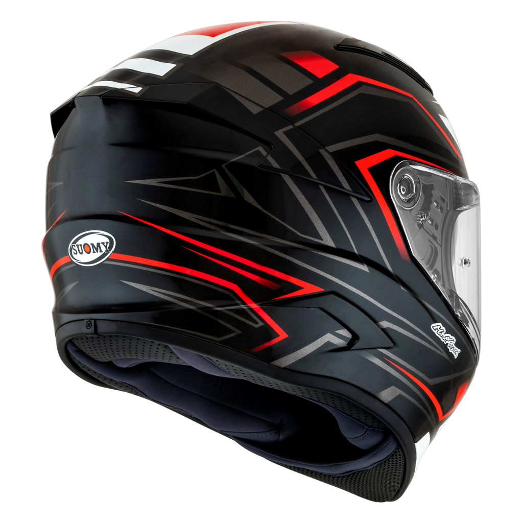 CAPACETE SUOMY SPEEDSTAR GLOW VERMELHO - M -