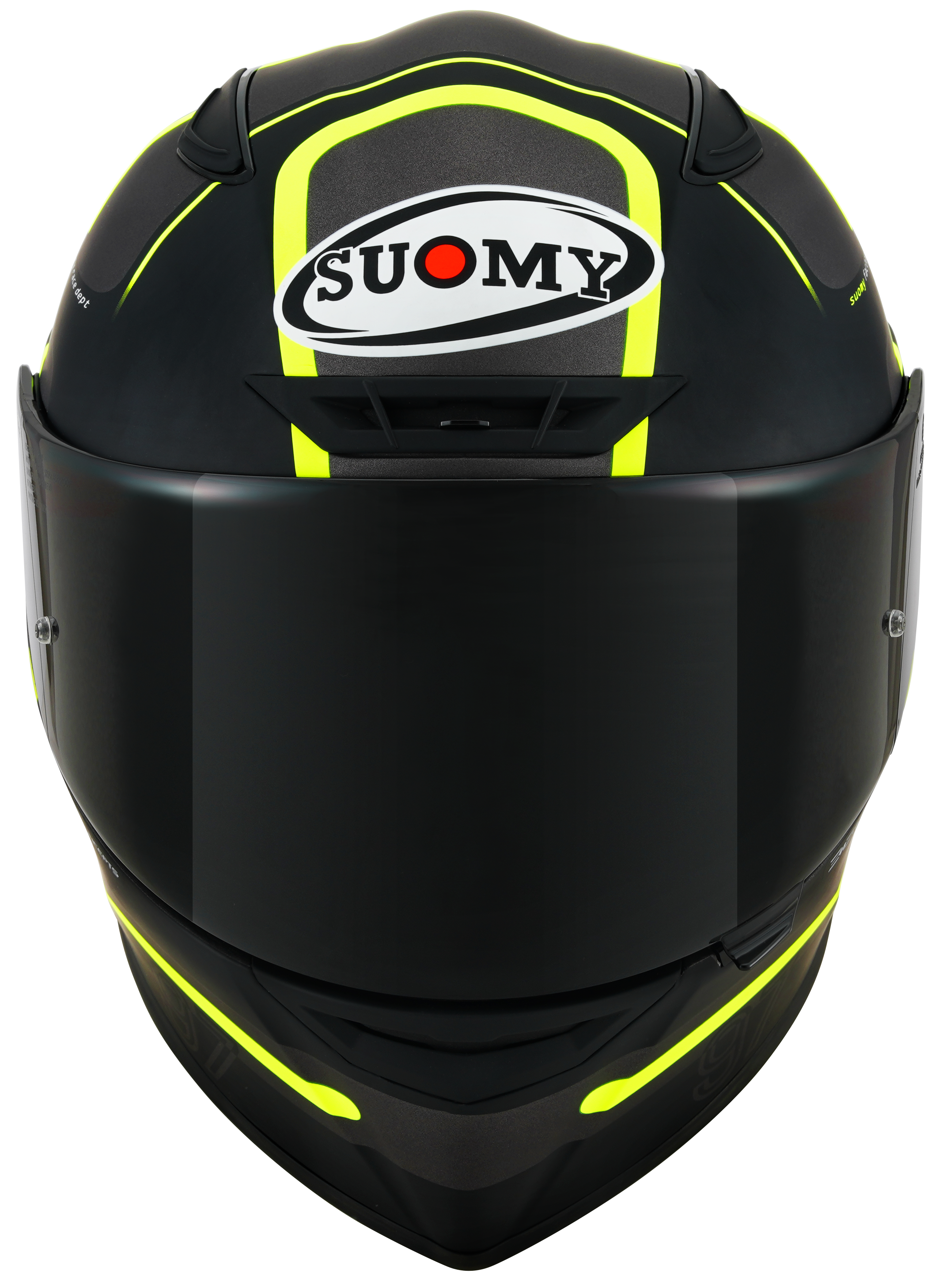 CAPACETE SUOMY TRACK-1 NINETY SEVEN MAT GUNMETAL/AMARELO /E06 - M