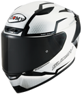 CAPACETE SUOMY TRACK-1 REACTION BRANCO/PRETO /E06 - M -