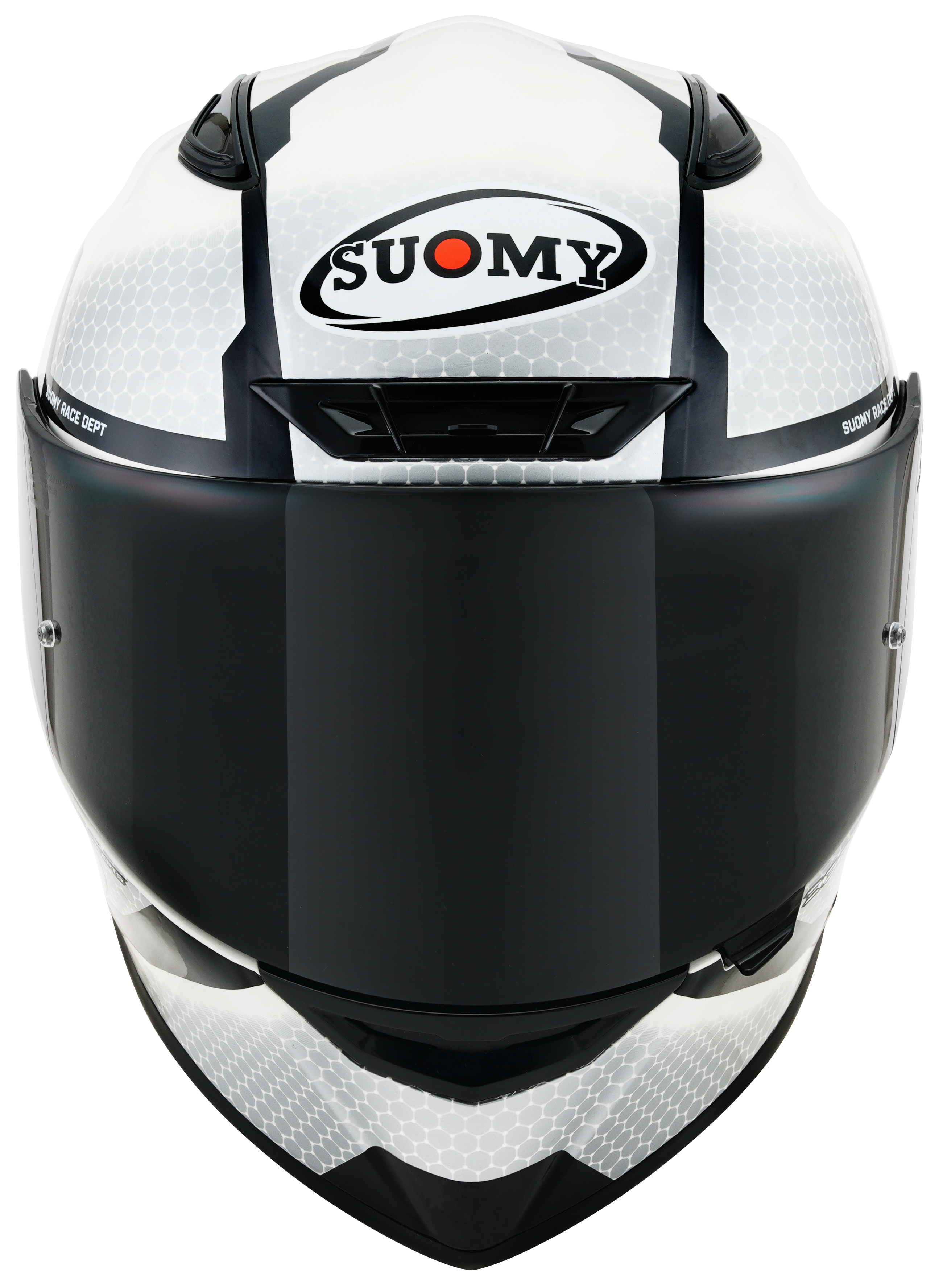 CAPACETE SUOMY TRACK-1 REACTION BRANCO/PRETO /E06 - M -
