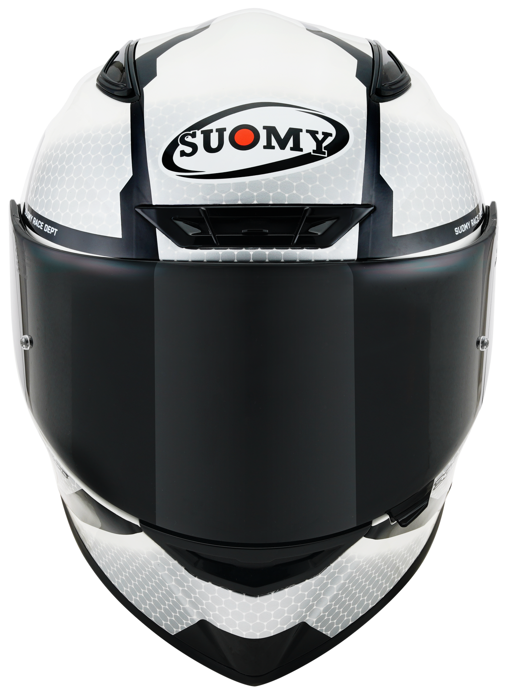 CAPACETE SUOMY TRACK-1 REACTION BRANCO/PRETO /E06 - L -