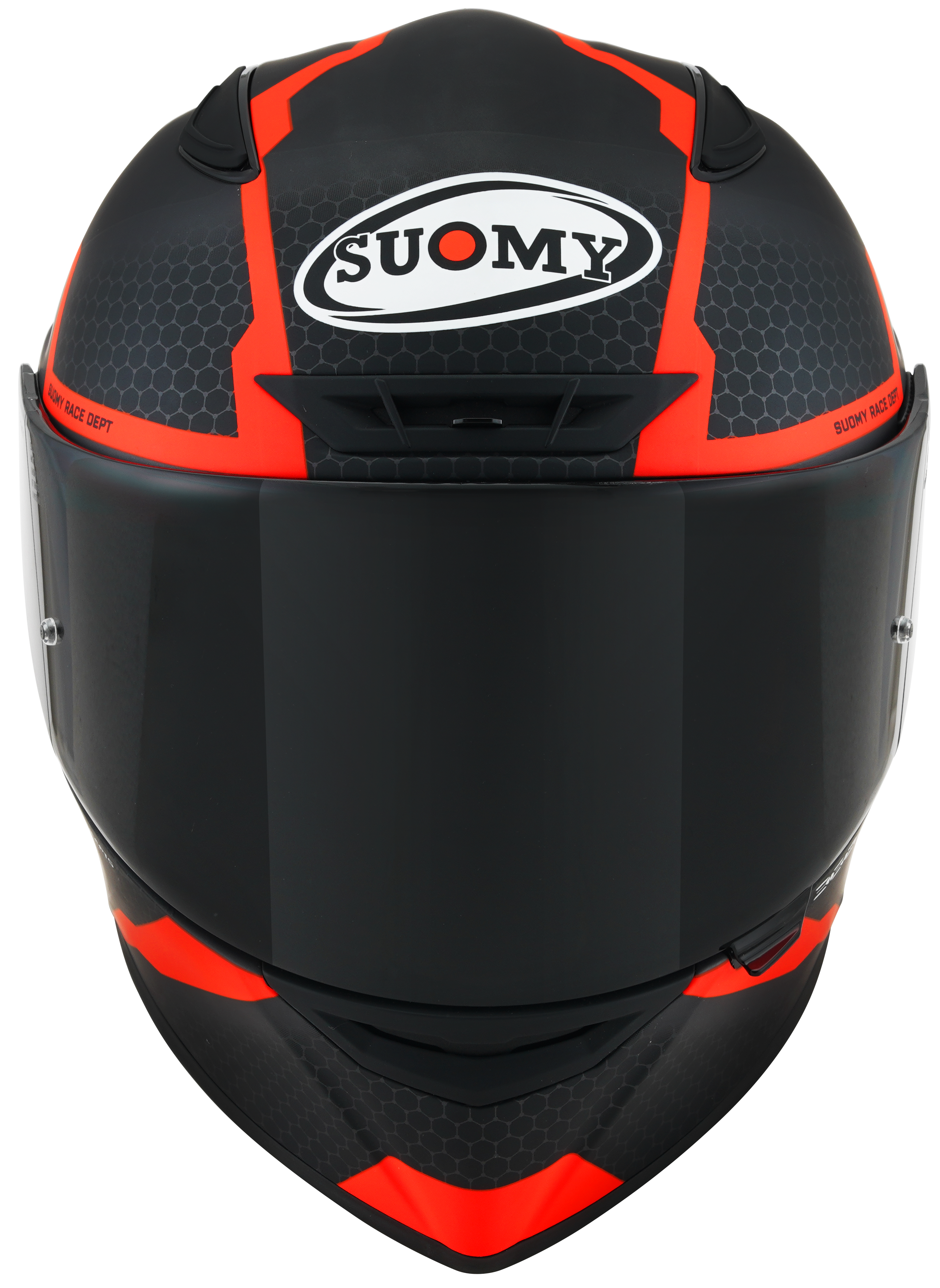 CAPACETE SUOMY TRACK-1 REACTION MAT ANTRACITE/VERMELHO /E06 - M