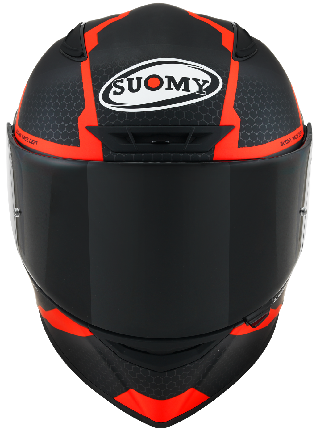CAPACETE SUOMY TRACK-1 REACTION MAT ANTRACITE/VERMELHO /E06 - L