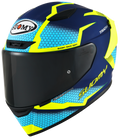 CAPACETE SUOMY TRACK-1 REACTION MAT AZUL/AMARELO /E6 - M -