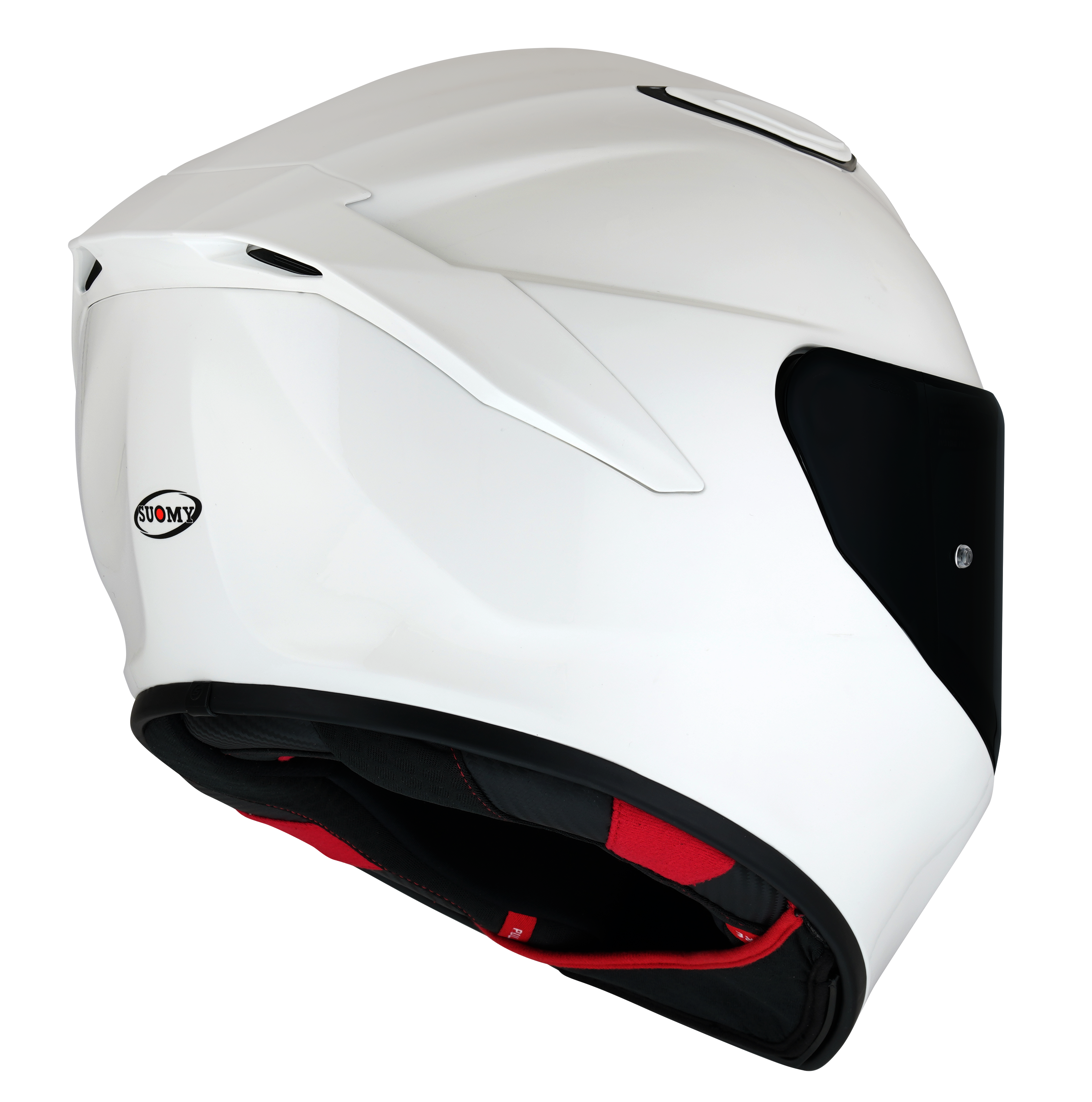 CAPACETE SUOMY TRACK-1 PLAIN BRANCO /E06 - M