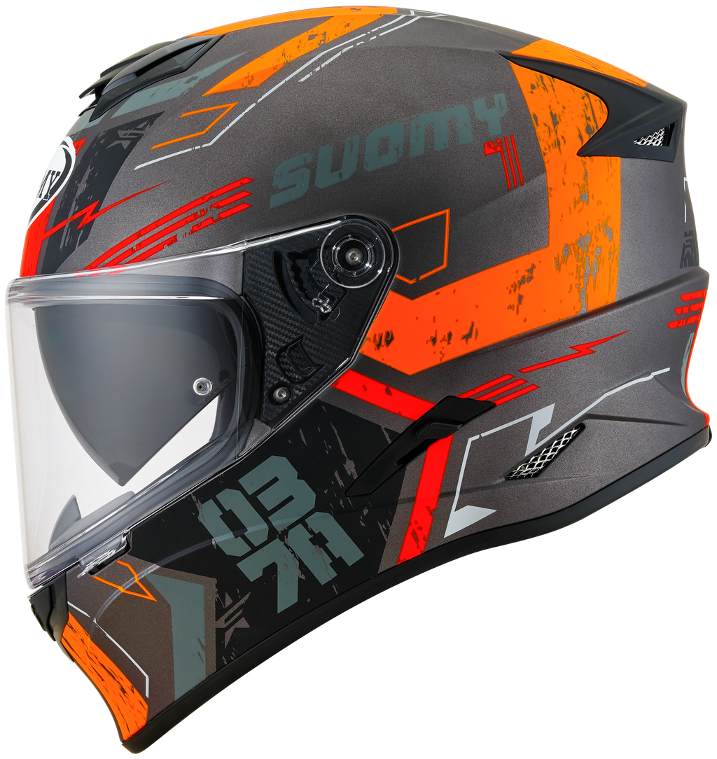 CAPACETE SUOMY STELLAR VIGOR MAT ANTRACITE - M -