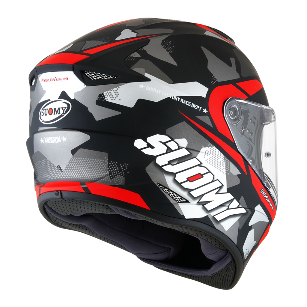 CAPACETE SUOMY STELLAR RACE SQUAD MAT VERMELHO - L -