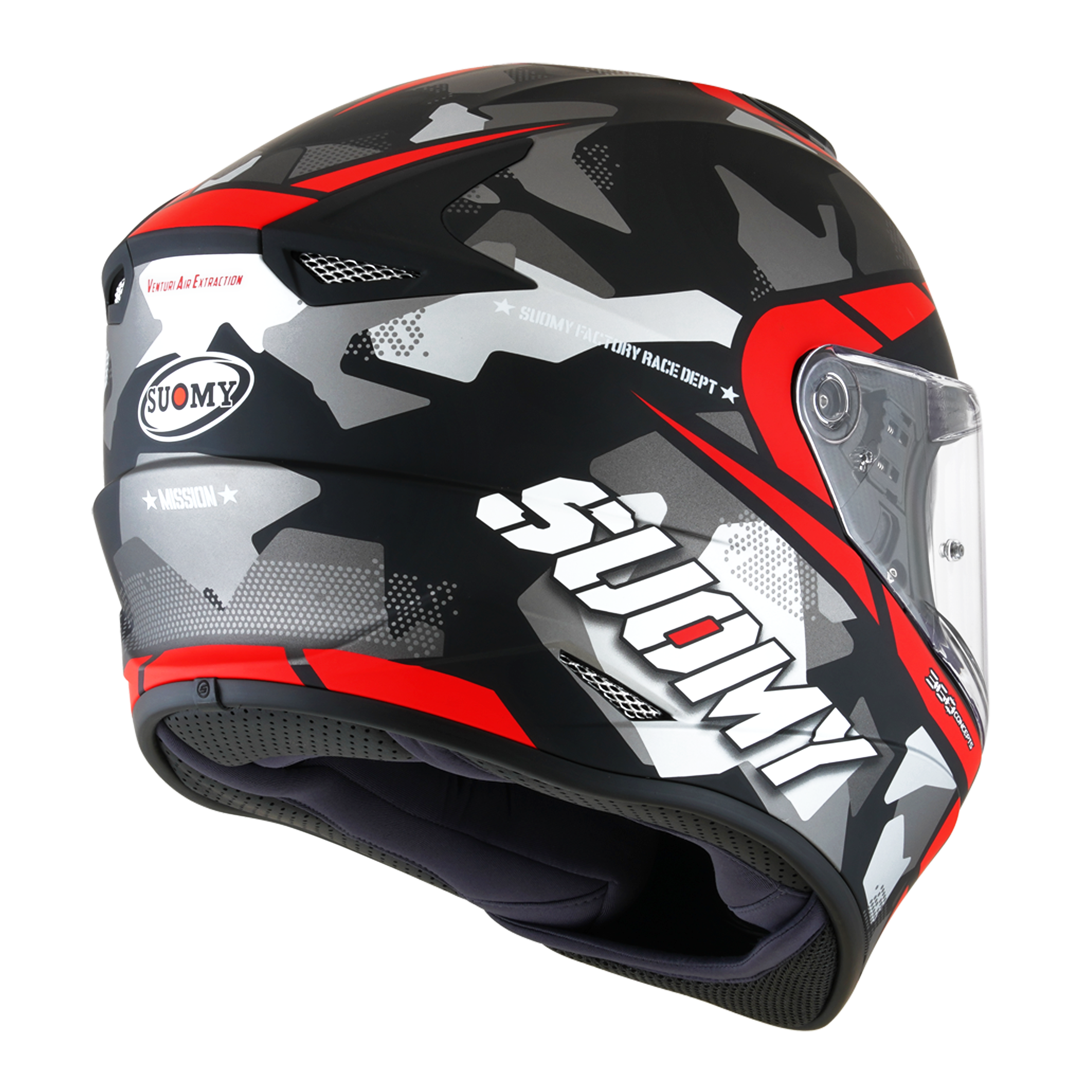 CAPACETE SUOMY STELLAR RACE SQUAD MAT VERMELHO - XL -