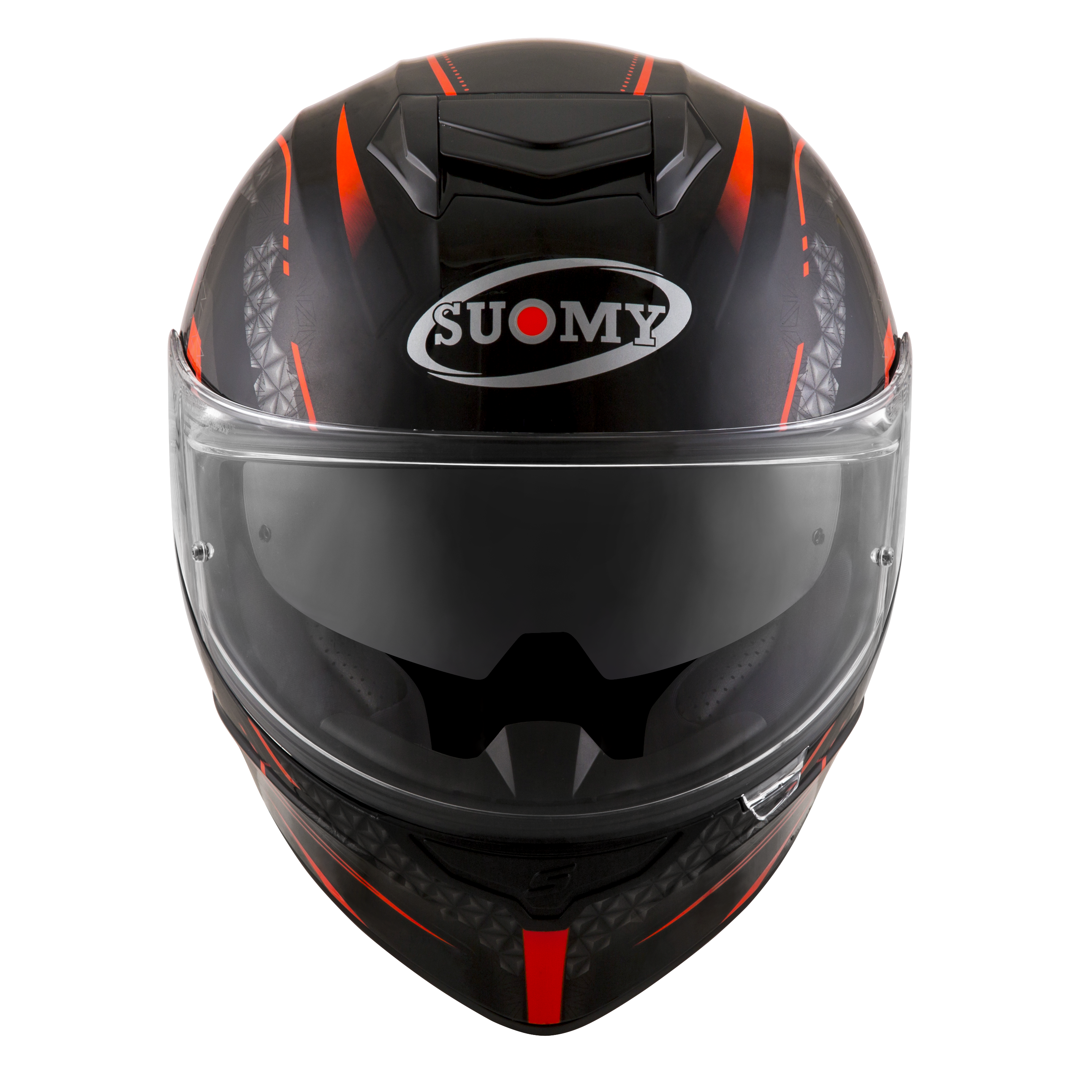 CAPACETE SUOMY STELLAR SHADE PRETO/VERMELHO - M -