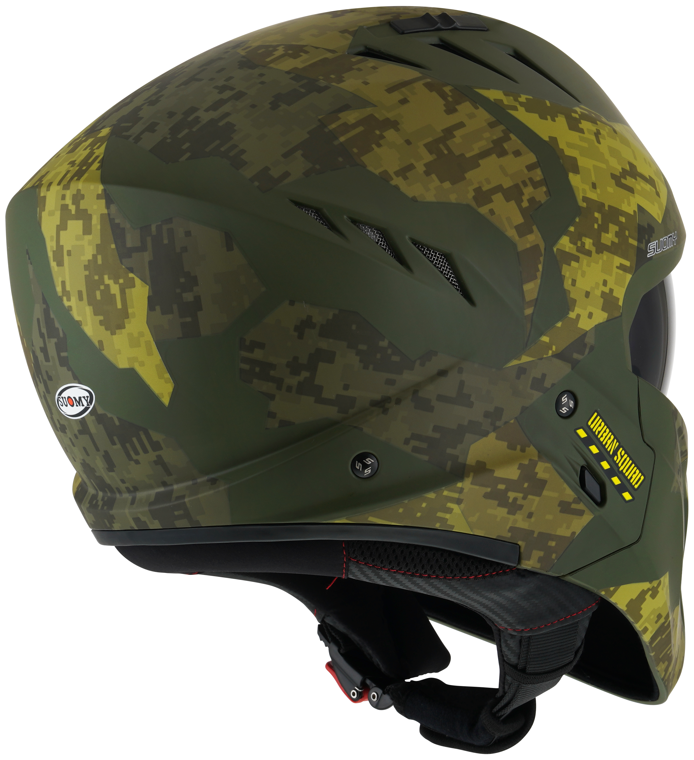 CAPACETE SUOMY ARMOR URBAN SQUAD CAMOUFLAGE MAT VERDE /E6-M