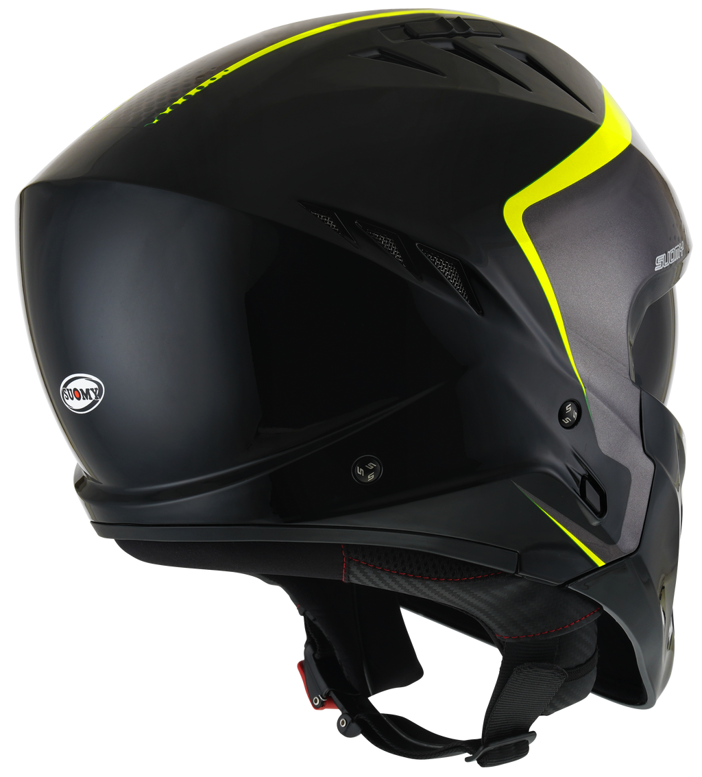 CAPACETE SUOMY ARMOR CREW PRETO/AMARELO /E06 - L