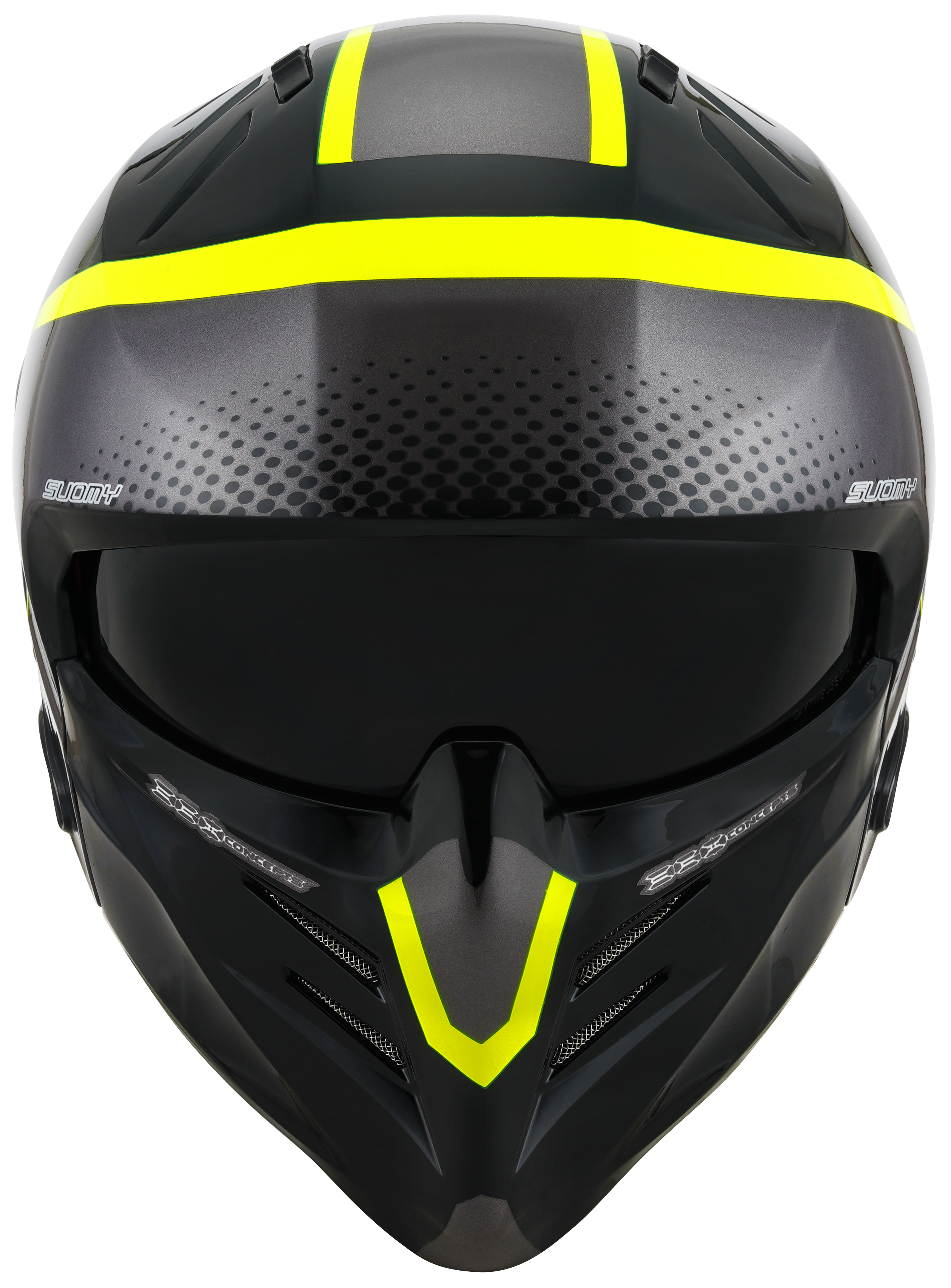 CAPACETE SUOMY ARMOR CREW PRETO/AMARELO /E06 - XL
