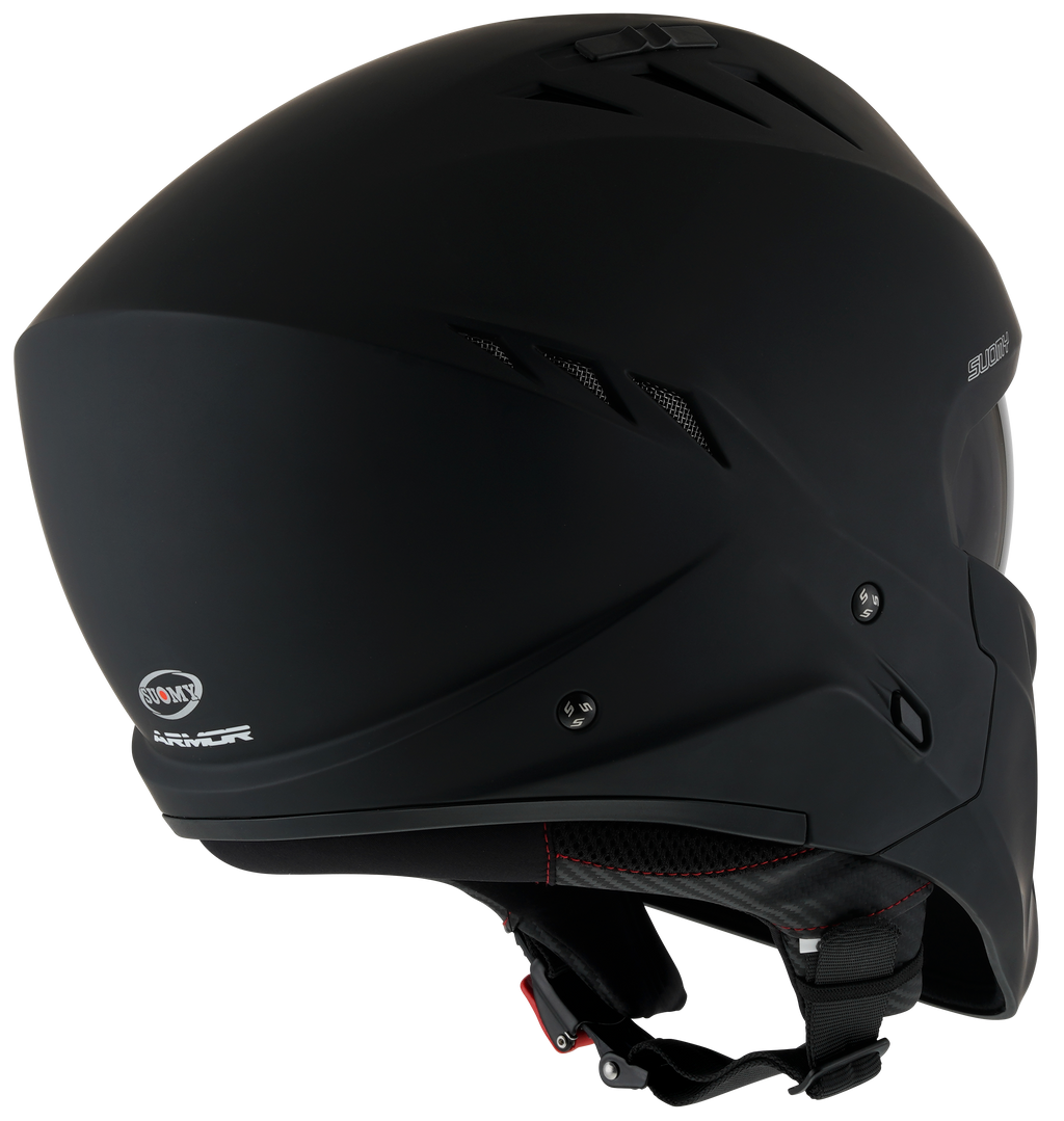 CAPACETE SUOMY ARMOR PLAIN MAT PRETO /E06 - M