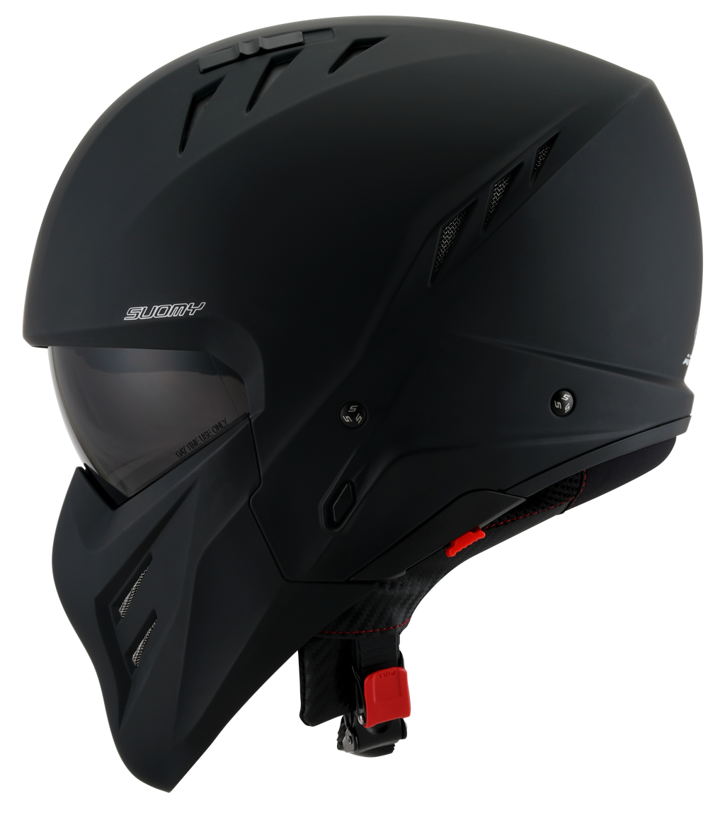 CAPACETE SUOMY ARMOR PLAIN MAT PRETO /E06 - M